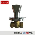 Build in ottone in Cock Valve Stop AS-WS007